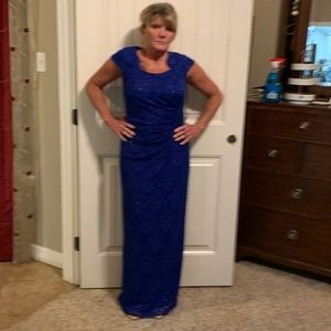 NWT Tahari Formal Royal Blue Evening Gown. Never Been Worn. Size 4. $90